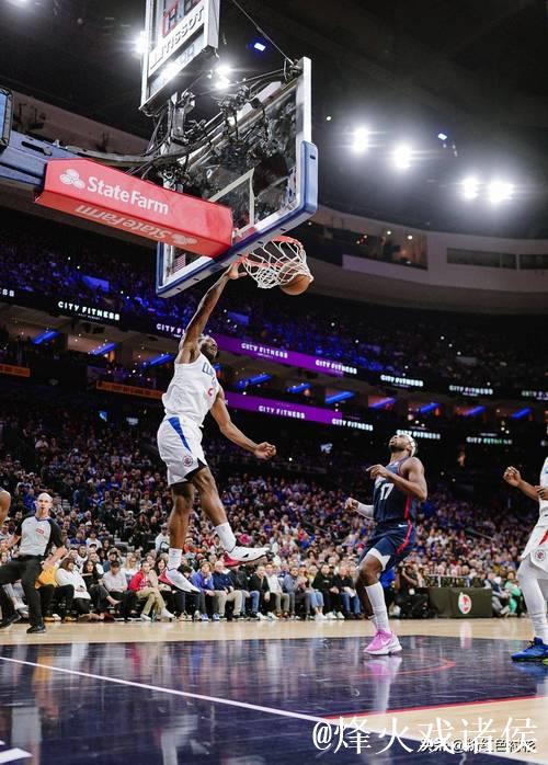 哈登23分8助攻助快船豪取5连胜大胜76人，步行者击败奇才遭遇11连败